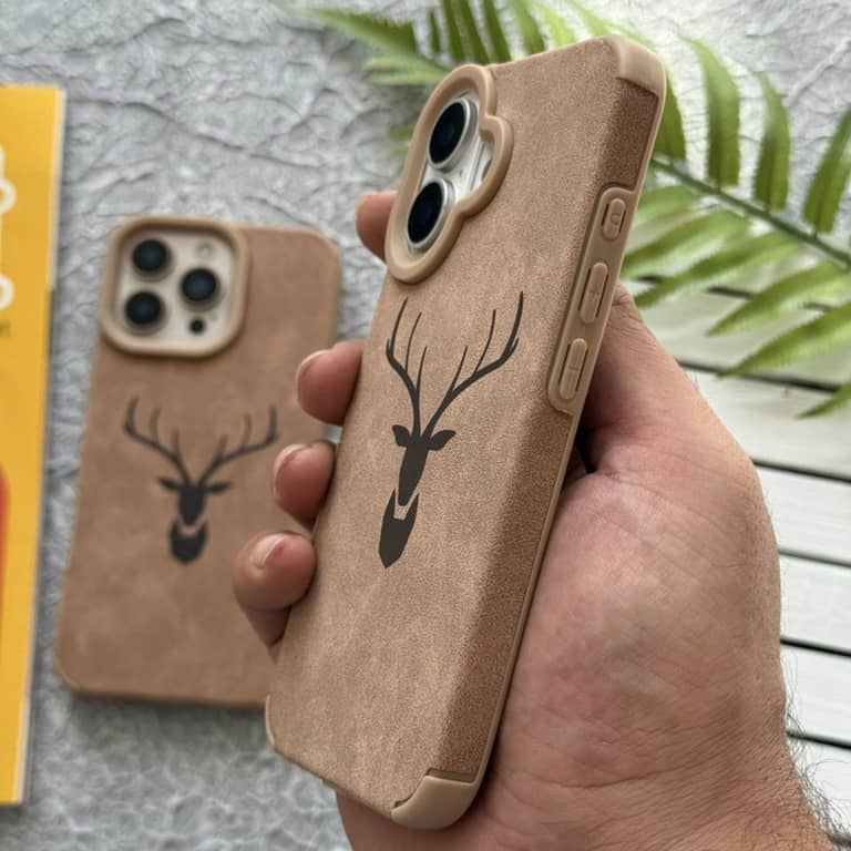 قاب مخملی شاخ گوزن آیفون Iphone